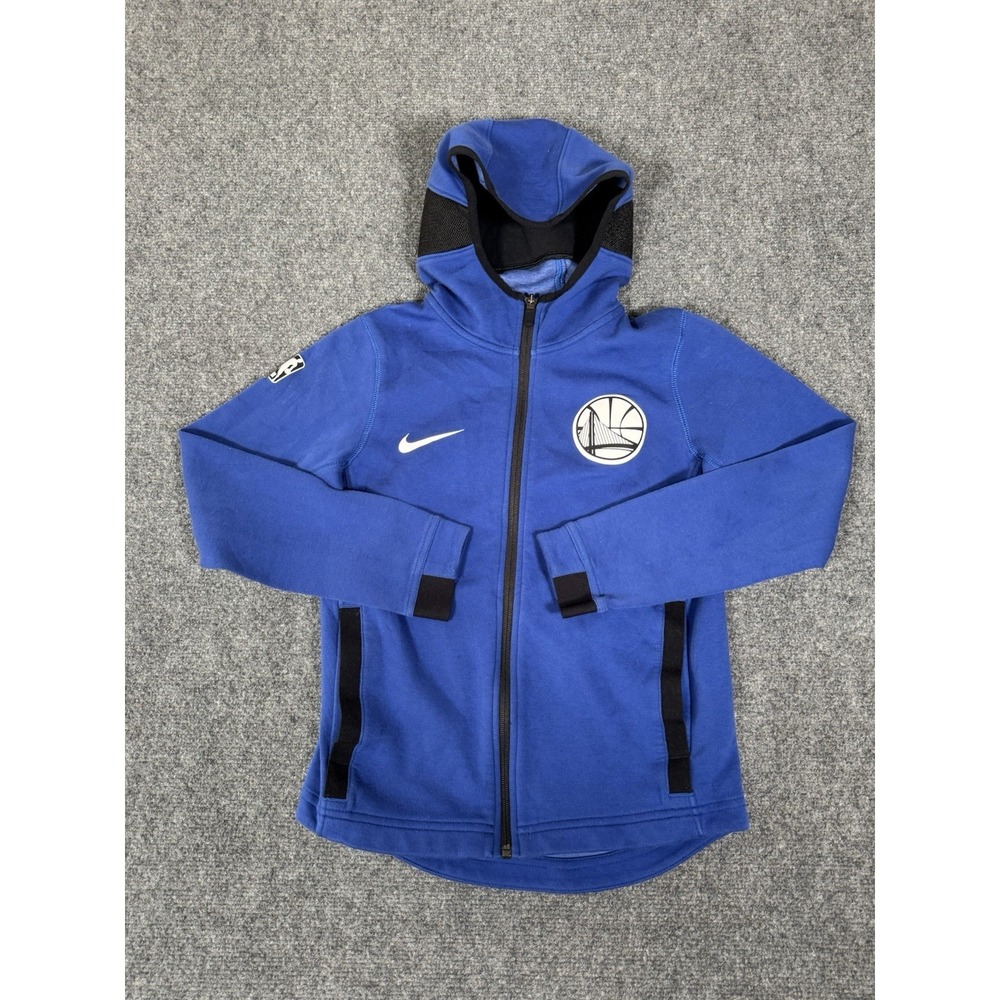 Golden State Warriors Nike Showtime Full Zip Jacket Youth Small 8 Blue Hooded